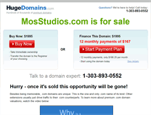 Tablet Screenshot of mosstudios.com